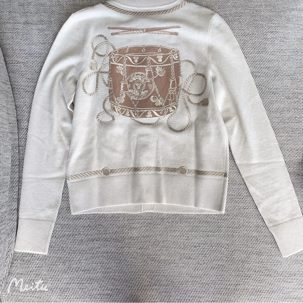 HP!🦋Authentic Hermes Cardigan Size 34 - Picture 9 of 11
